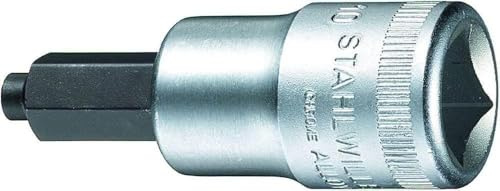 Stahlwille 54 IC 8 Screwdriver Socket with Guide Pin, Silver, 8 x 60 mm