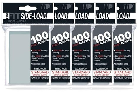 500 Ultra Pro Standard Pro-Fit Sleeves Side-Load Sleeves (64 x 89 mm)