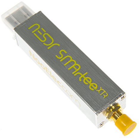 NooElec NESDR SMArTee XTR SDR - Premium RTL-SDR w/Extended Tuning Range, Aluminum Enclosure, Bias Tee, 0.5PPM TCXO, SMA Input. RTL2832U & E4000-Based Software Defined Radio