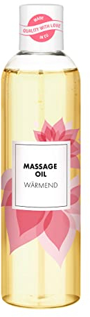 EIS Massageöl Wärmend | Erotisches Massageöl mit Schokoaroma | 250 ml | Wärmende Wirkung für sinnliche Ganzkörpermassagen | Pflege mit hochwertigem Rizinusöl