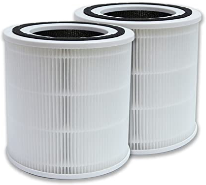 PUREBURG Confezione da 2 filtri HEPA 3 in 1 di ricambio compatibili con il purificatore d'aria HEPA TaoTronics TT-AP005