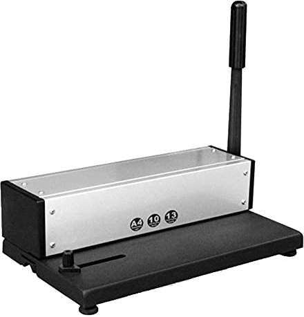 Bürozubehör, Bindemaschine, 10 Löcher, 200 Blatt Bindekapazität A4, Kammbindemaschine, perfekt für tägliche Bürodokumente im A4-, A5- oder kleineren Format