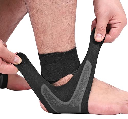 Faletony 1 Paar Knöchelbandage Elastische Sprunggelenk Bandage Fußbandage für Herren und Damen für Männer Frauen Knöchelschutz, stabilisiert und unterstützt,Sport fußgelenkbandage