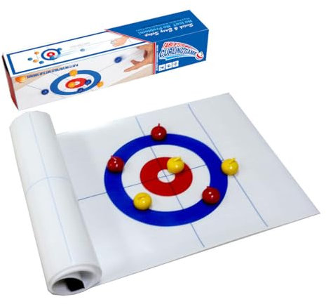 MEHICON Table Top Curling Game, Tabletop Curling Game mit 12 Steinen