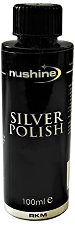 Nushine Silver Polish - Lucidante per argento, formula ecologica che rimuove l’ossidazione più difficile
