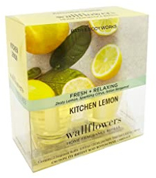 Bath & Body Works Wallflowers Home Fragrance Refill Bulbs 2 Pack Kitchen Lemon