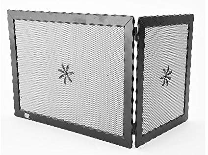 CP35-MARTELLATO- PARASCINTILLE ANG.IN FERRO BATTUTO CM 50 CRUCCOLINI