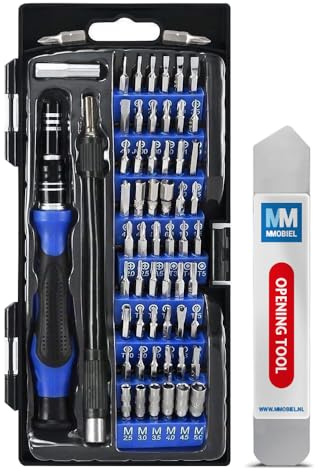 MMOBIEL Schraubendreher Set - 60 in 1 Magnetische Mini Schraubendreher Set mit 56 Bits - Feinmechaniker Werkzeug Set für Handy Laptop Spielzeug Uhren Kamera Brillen usw