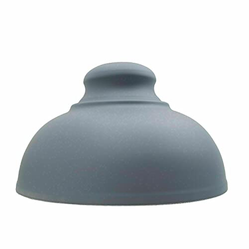 DC Voltage Industrial Ceiling Pendant Light Shades Retro Style Curvy Dome Shaped lamp Shades Metal Easy fit Ceiling Pendant Light Shades for Light fixtures (Grey)