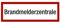 Textschild Brandmeldezentrale, Selbstklebende PVC-Folie, gemäß DIN 4066, Format: 297 x 105 mm, Brandschutzzeichen