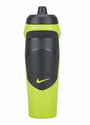 Nike Unisex – Borraccia Hypersport Bottle Atomic Green/Black/Black/Atomic Green, 600 ml, in Poliuretano