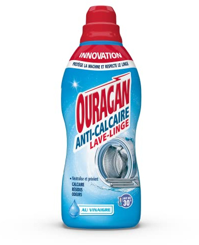 Ouragan Gel anticalcare all'aceto Lavatrice, 700 ml