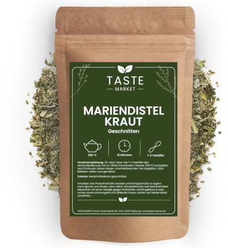 1 kg mjölktistelört | Torkad och skuren | 100 % naturlig | mjölktistelte | örtte | Taste Market
