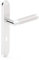 Sellon24® BB Türgriff Langschild 72 mm Türbeschlag Türdrücker Buntbart Innentür Chrom Satin Daro
