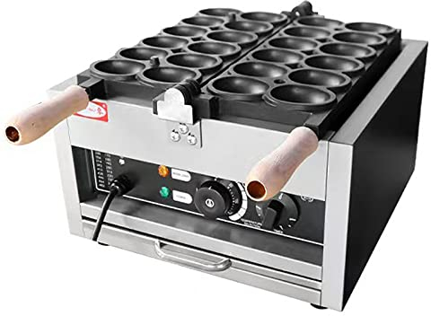Máquina para Hacer Gofres De Burbujas, Máquina De Hierro para Hacer Gofres, Molde para Hornear De Teflón Antiadherente, Temperatura Ajustable De 50-300 ℃, para Hacer Gofres De Huevo De Burbujas