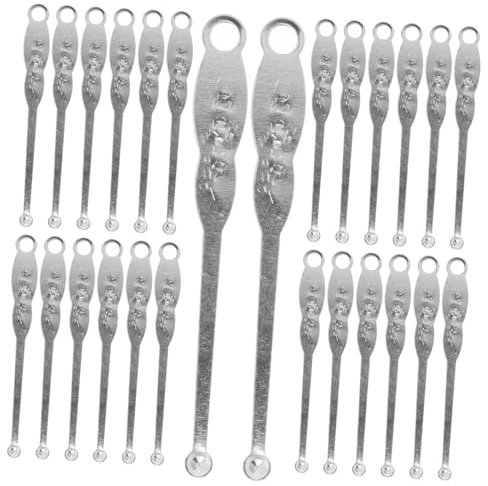 HAPINARY 100 Stück Edelstahl-ohrlöffel Tragbare Ohrenreiniger Ohrenschmalz-entfernung Ohrstöpsel Für Zuhause