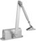 OVAQUIXI Heavy Duty Automatic Door Closer - Adjustable Hydraulic Spring for Fire Doors (25-35kg, 600-1200mm) 1 Million Cycle Tested, Left/Right Hand Fit, Silver