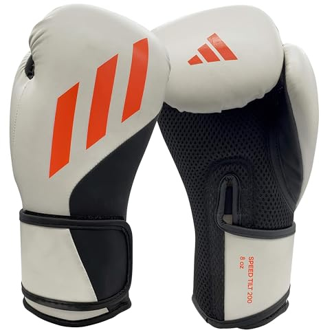adidas Unisex Tlt200 Boxing Gloves White 12oz