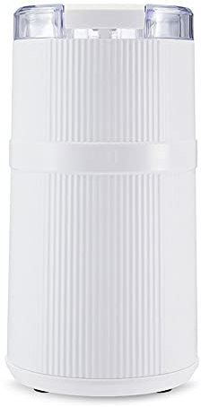 OZBME Molinillo de café eléctrico de un Solo Toque. Muele Granos, Especias, Frutos Secos y Cereales. Cuchillas de Acero Inoxidable Resistentes. Color Negro (Rojo) (Blanco).