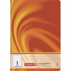 Brunnen 25 x Schulheft Young Vivendi A5 Lineatur 1 90g/qm 16 Blatt