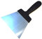 140 mm facade spatula, squeegee, surface spatula, wide spatula, decorative spatula.