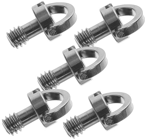 Veemoon 5pezzi Viti Per Treppiede Ad Anello d Viti Di Montaggio Per Fotocamera Di Fissaggio Per Treppiede Per Piastra Fotocamera Sostituzione Per Montaggio