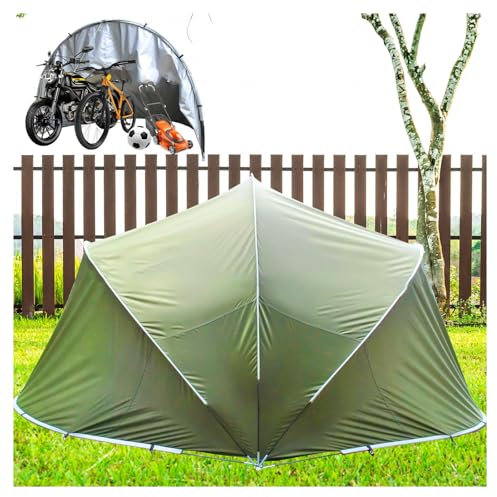 YSMSMZJK Capanno da Giardino Pieghevole E Facile da Riporre Box Moto per 2/3/4/5 Biciclette Garage Auto per Esterno Box Moto per Esterno