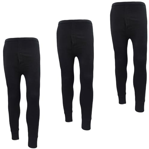 Gaffer Men’s Thermal Multi-Pack Tops & Bottoms - Long/Short Sleeve Shirts & Long Johns - Winter Warm Baselayer Underwear Set for Ski, Outdoor Work, and Cold Weather Comfort