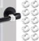 JRYXDS Topes De Puerta Set De 10 Protector Silicona Puerta Transparentes Topes De Manillas Para Puertas Y Ventanas