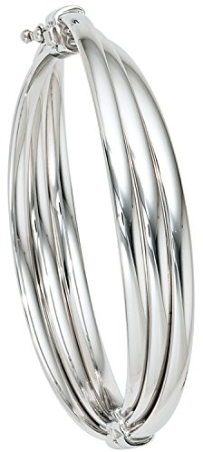 Jobo Damen-Armreif aus 925 Sterling Silber oval 17,5 cm