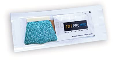 Aluminium External Nasal Splint - Baby Blue Glitter - a Kit, Post Nasal Surgery, Rhinoplasty, Septoplasty, ENT Product. (Medium 41mm x 59mm)