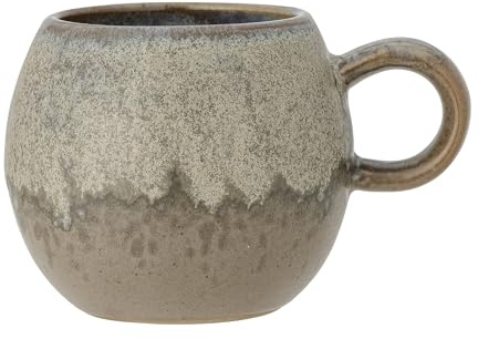 Bloomingville Paula Tasse 275 ml, Steingut, D9 cm, H8 cm – Perfekt für deinen täglichen Kaffee- oder Teegenuss, edler Kaffeebecher für deinen Frühstückstisch