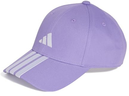 Adidas Unisex - Adulto Bball 3S cap New Logo, Violet Fusion/White, S