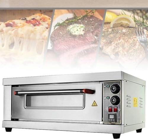 Elektrisk pizzatillverkare 3 200 W rostfritt stål tårtförstärkning för hemmat - bärbar pizzaugn utomhus