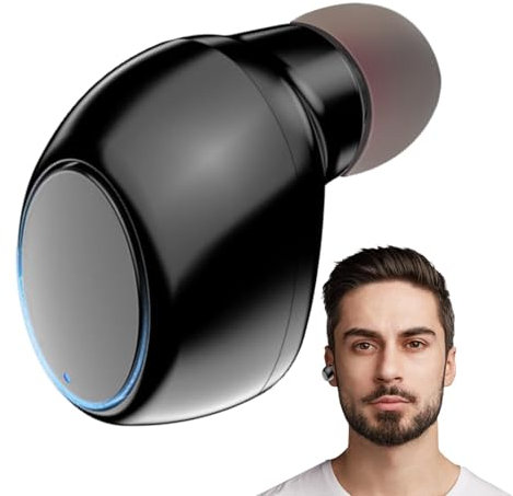 Écouteurs invisibles sans fil Blue-tooth – Écouteurs sans fil véritables | M- True Wireless Earphone | Écouteurs invisibles pour oreilles gauche ou droite | Petit écouteur avec réduction du bruit et