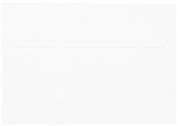 Paper24 Paper24 B6-Briefumschläge weiß mit Haftstreifen -125x176 mm (25 Stk.)