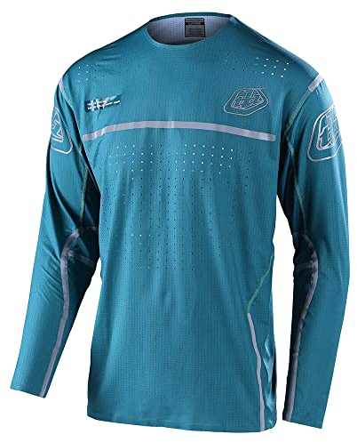 Troy Lee Designs Unisex – Erwachsene MTB Trikot, Grün Weiß, M