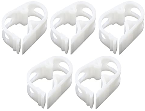 5 Pièces Clip Étanche Pinces Pour Tubes Colliers De Serrage Automobile Pince De De Perfusion Bande D'arrêt D'eau Pince à Siphon à Tuyau 1/4mm Stand d Blanche Vin Carré Plastique