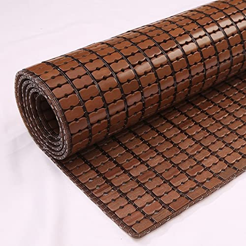 FENGSHOUU Stuoie di Sonno di Estate,Materassini Estivi di bambù,Traspirante Liscio Pieghevole Biancheria da Letto,Cuscino del Divano,per Divano,Letto Singolo Matrimoniale (50x180cm(20x71in))
