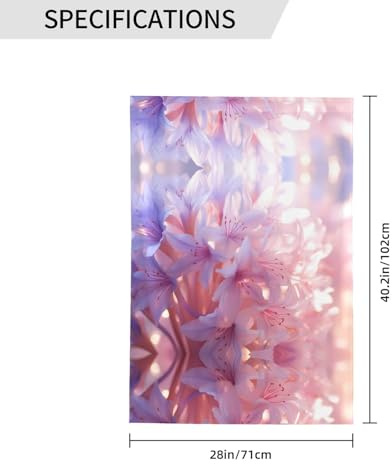 Bandiera da giardino con stampa di giacinto su entrambi i lati, 71 x 101 cm, di grandi dimensioni, perfetta per cortile, decorazione esterna, bandiera di benvenuto