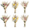MINISOISO 6 Paquetes Flores Secas Naturales, Mini Ramo de Flores Secas, Flore Secas Decoracion Pequeño, Flores Seca para Manualidades, Decoración del Hogar y Bodas
