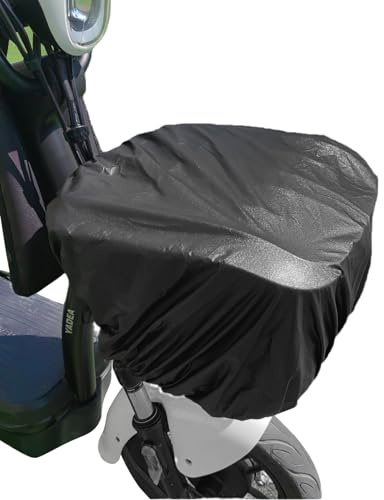 Housse de Pluie pour Panier de Vélo, Protection Imperméable Universelle 73-120 Cm pour 25-45L, Résistante À l'Eau (Noir)