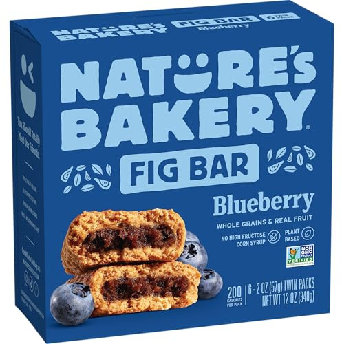 Nature's Bakery Blueberry Fig Bars, 2 Oz, 6 Ct