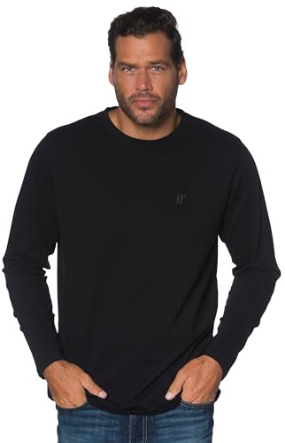 JP 1880 Langarmshirt, Maglia a Maniche Lunghe Uomo, Nero (Schwarz 10), XXX-Large