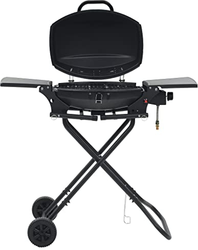 vidaXL Barbecue au Gaz Portatif Zone de Cuisson Noir Cuisine Jardin Terrasse