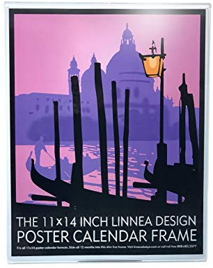 The 11 X14 Inch Linnea Design Poster Calendar Frame