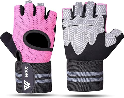 WESTWOOD FOX Weight Lifting Gloves with Wrist Wrap Support,Gym Gloves for Men and Women