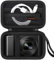 Canboc Tragetasche für Panasonic LUMIX DC-TZ99E/LX10/ZS80/ZS100/ZS70/ZS200/ZS60 4K Digitalkamera, Point and Shoot Kameratasche, Reißverschluss Mesh Tasche passt USB Kabel, Batterien, Schwarz