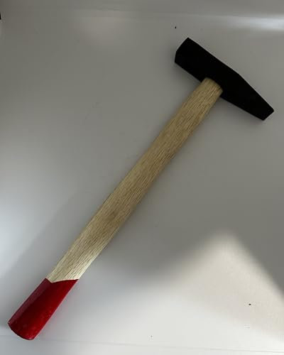 MARTELLO ALLA TEDESCA DA BANCO, FABBRO, 100/200/300/500 GR CON IMPUGNATURA IN LEGNO (300 GR)