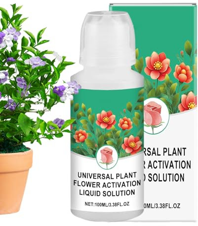 Fertilizante Para - Abono Líquido 100ml - Accesorio de Jardín para Interior y Exterior en, Hidroponía, Plantas de Flor, Hortalizas, Macetas, Orquídeas y Césped